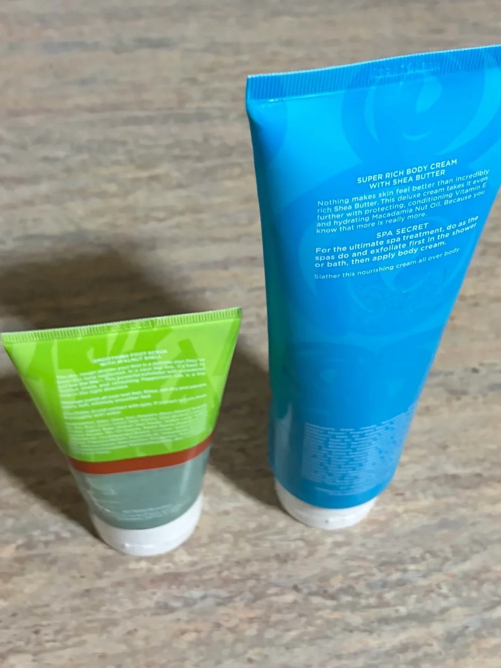 Bath & Body Works True Blue Spa Super Rich Body Cream & Smoothing Foot Scrub